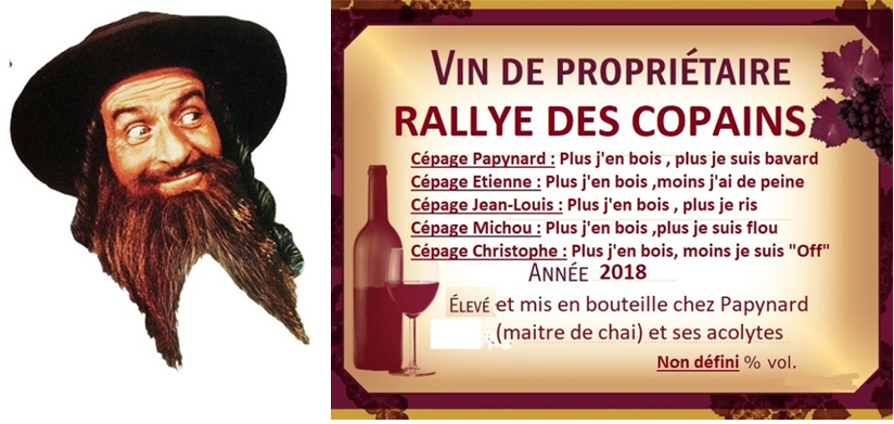 Le vin du rallye 2018